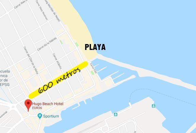 Hugo Beach Hotel & Apartments Гандія Екстер'єр фото